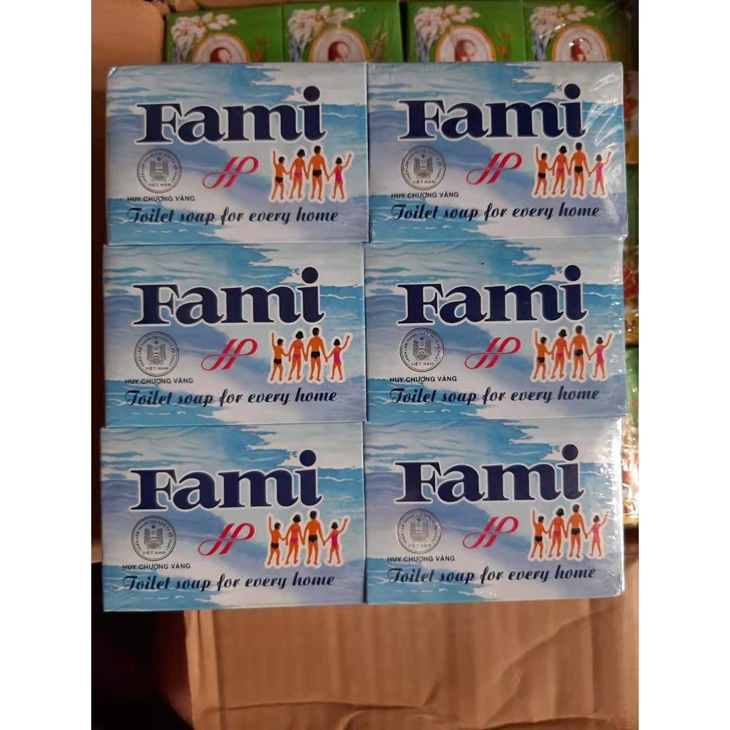 Xà Bông Cục FAMI 85g (vĩ 6 cục)