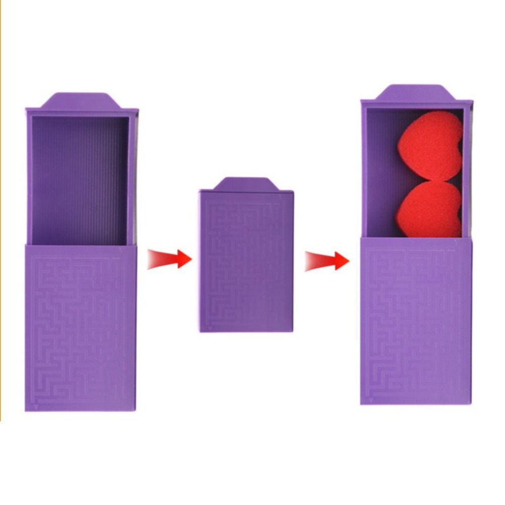 Portable Magic Purple Magic Box Plastic Trick Performance Magic Show ...