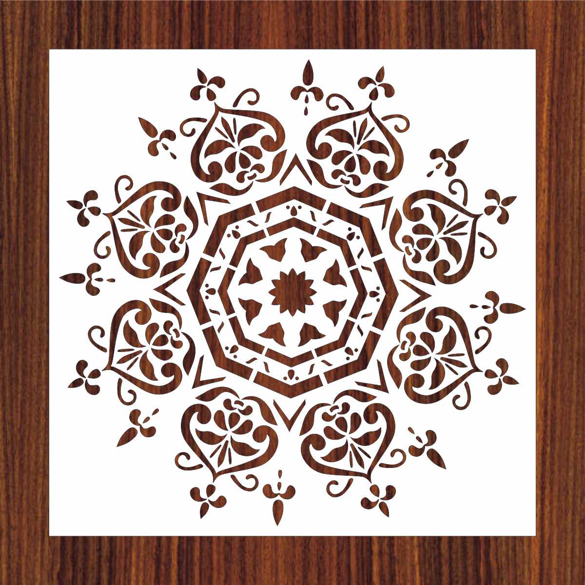 Motif Mandala Reusable Stencil For wall Painting Art DIY Home Decor ...