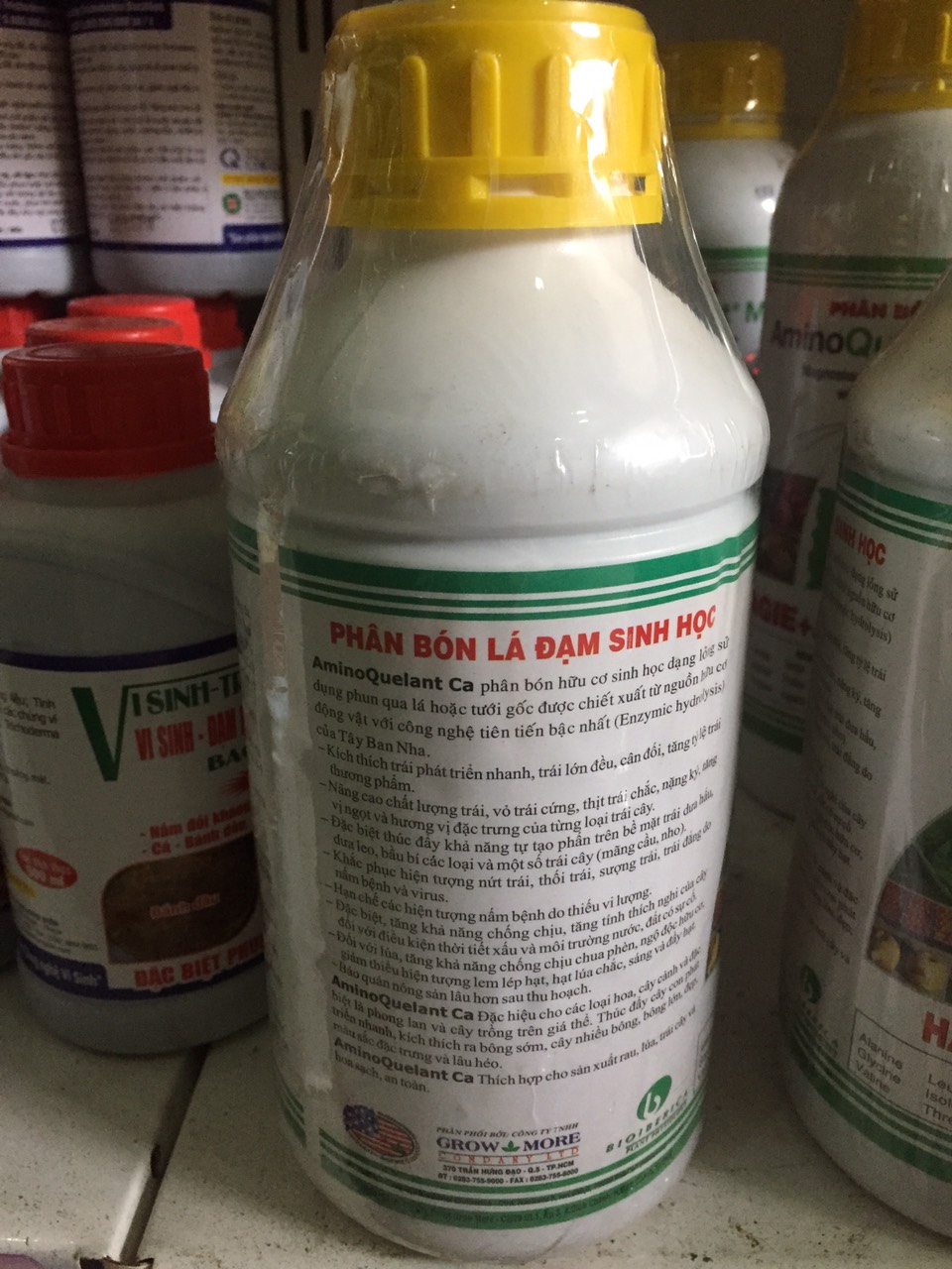 [HCM]PHÂN BÓN LÁ CAO CẤP AMINO CANXI CHAI 01 LÍT