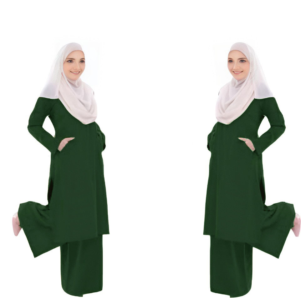 Muslimah Suit Blouse Dan Seluar Palazo Hotselling