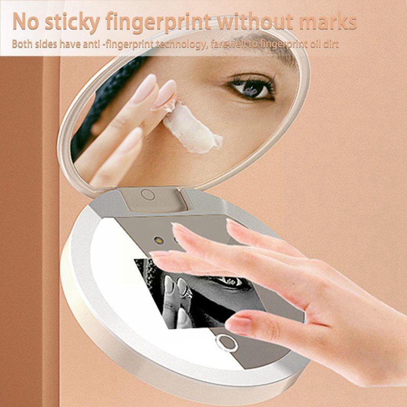 Smart UV Sunscreen Portable Rechargeable Mirror Beauty Sunscreen Detection Makeup