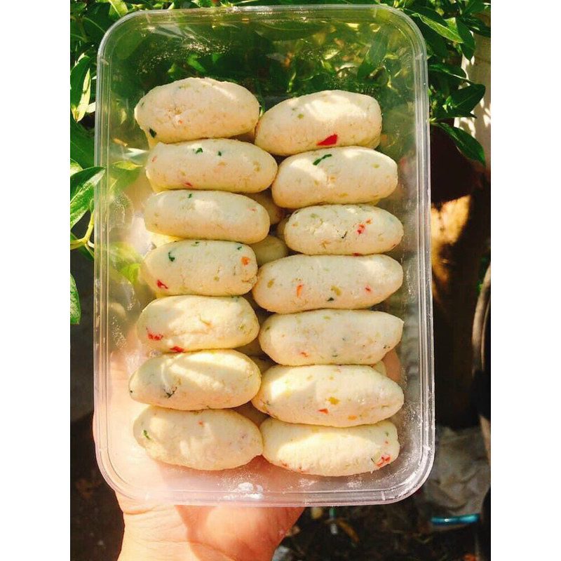 Bánh khoai mì cay hộp 500gr