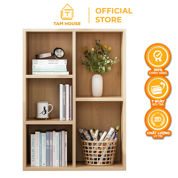 [VOUCHER FREESHIP 50K] Tâm House Giá sách đứng, kệ sách đa năng - K04