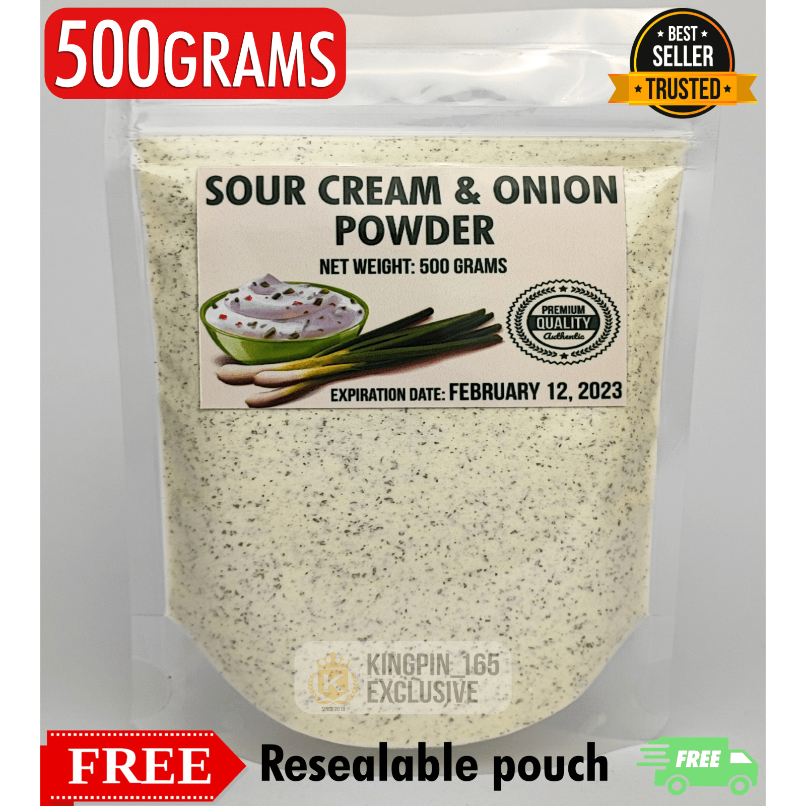[BUDGET 500g Pack] Potato Corner Powder Premium Sour Cream & Onion