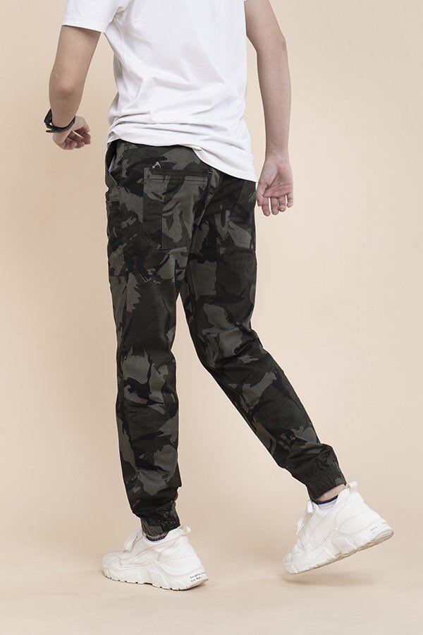 quần jogger nam （·rằn ri lính)