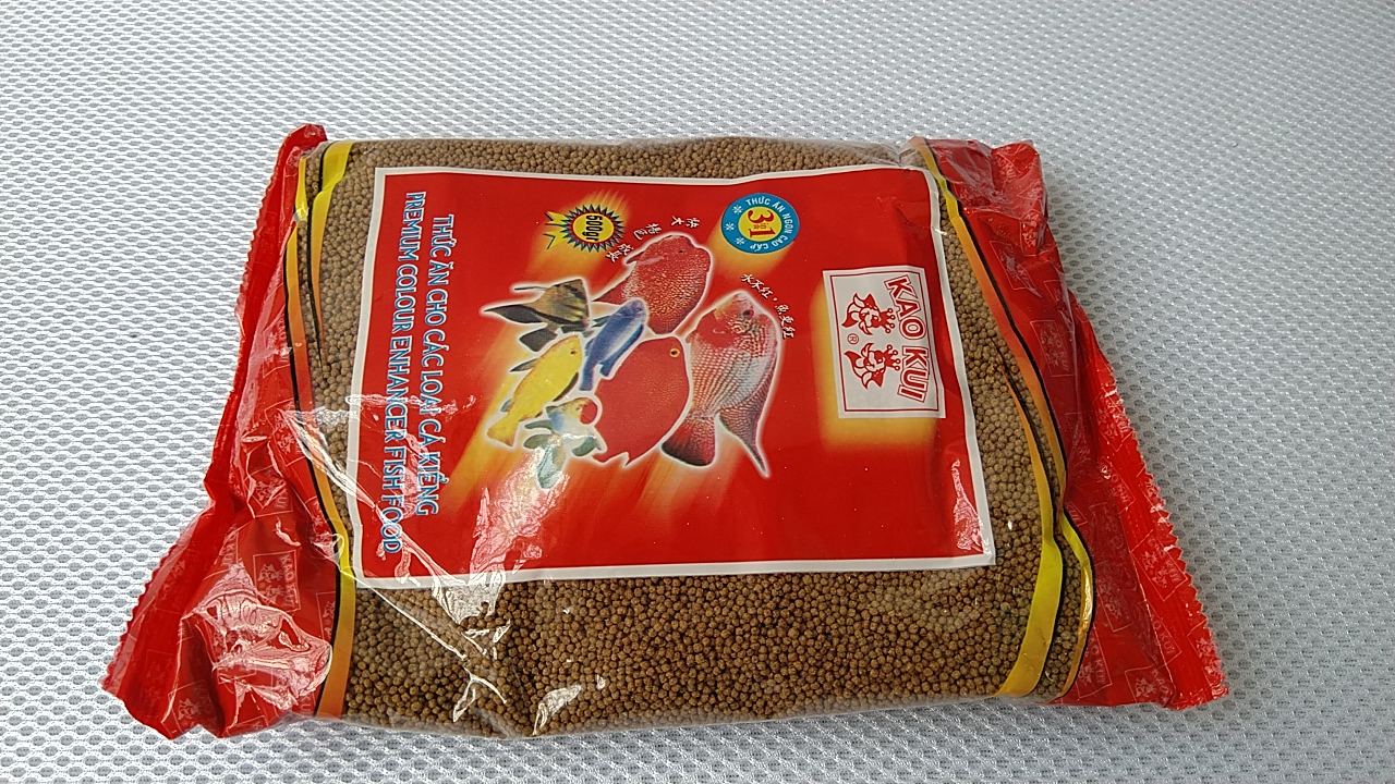 Thức ăn cá cảnh Kaokui, bịch 100gr và 500gr.