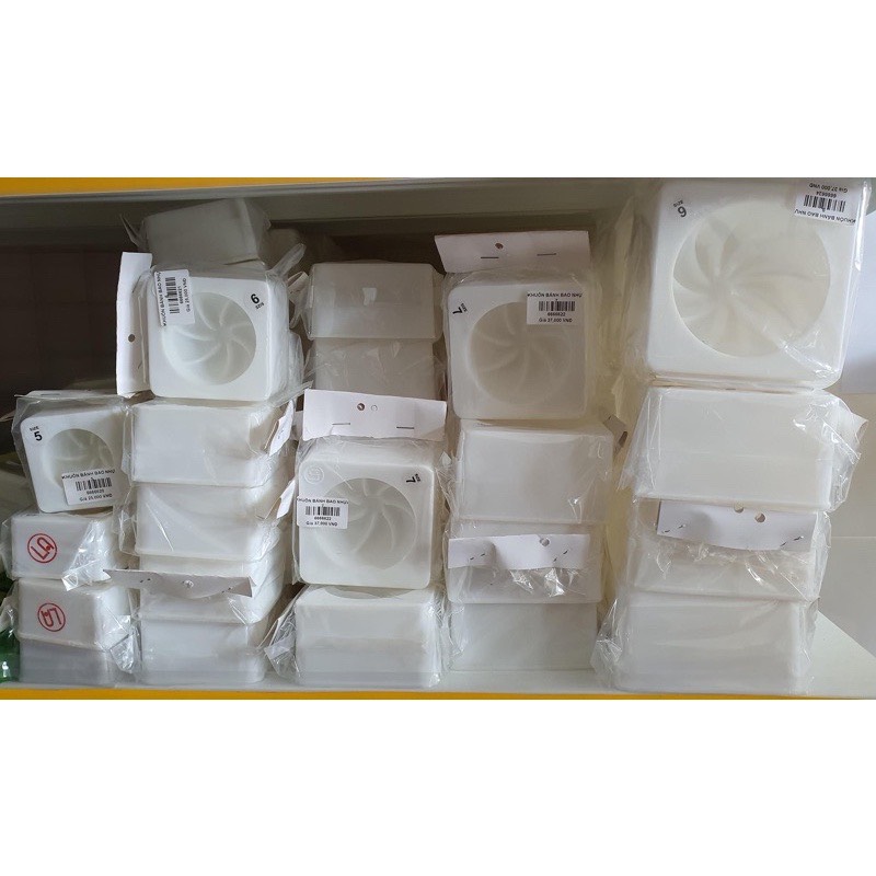 Khuôn làm bánh bao hình hoa