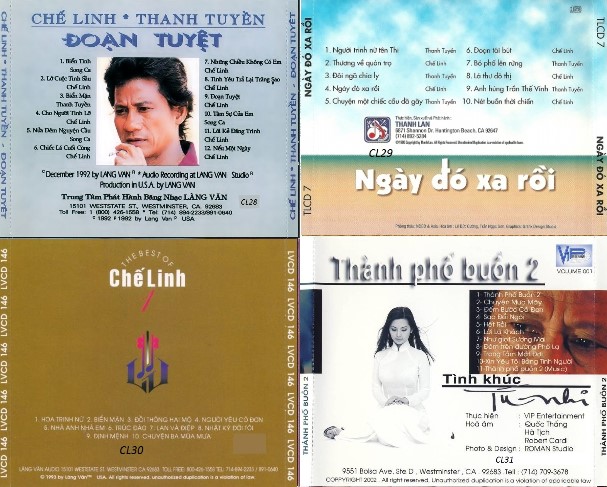 Bộ 4 Đĩa CD chế linh