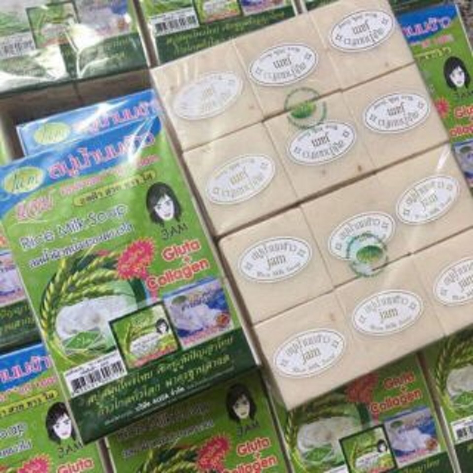Xà Phòng Cám Gạo Trắng Da Thái Lan JAM