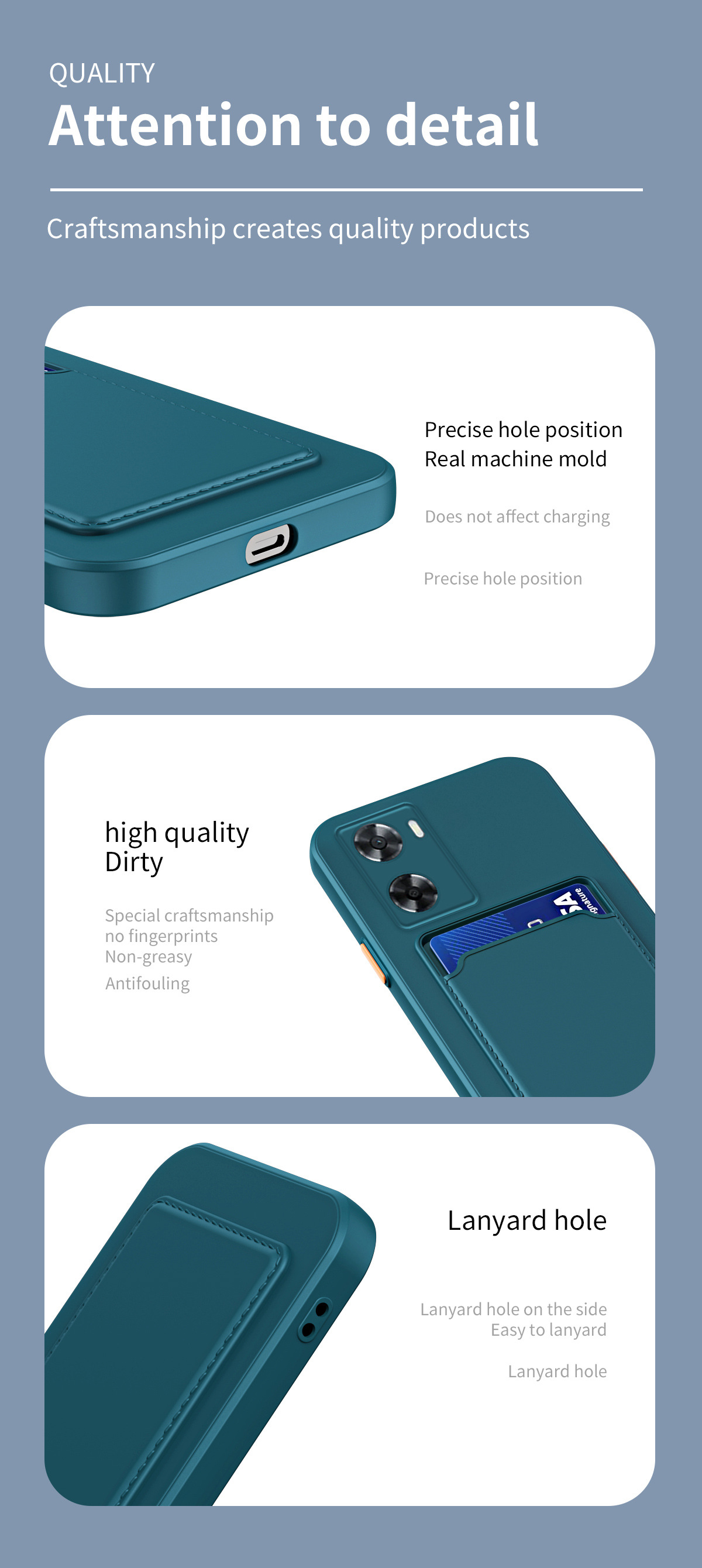 Case for Xiaomi Redmi Note 11 Pro 4G/5G Shockproof Full-Body Cover with Card Holder Slot & Precise Cutouts | Anti-Slip Anti-Fingerprint Soft TPU Protective Case. 