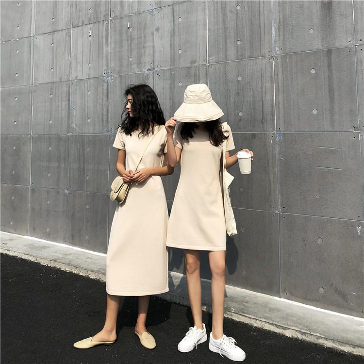 Đầm Thun Nữ Dáng Xòe ForM Dài
