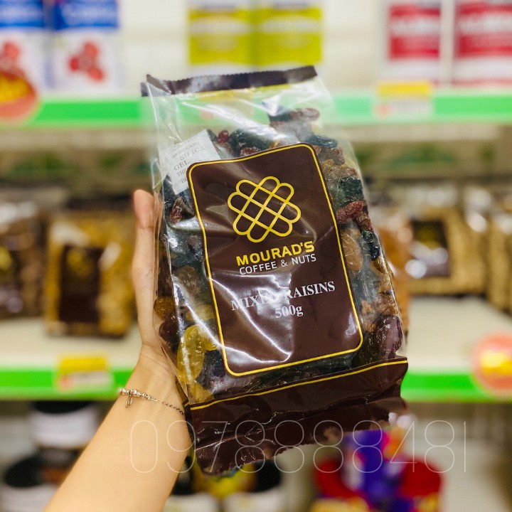 Nho 3 màu thập cẩm úc mourad túi 500g - hàng chuẩn úc ngọt ngon vị tự nhiên