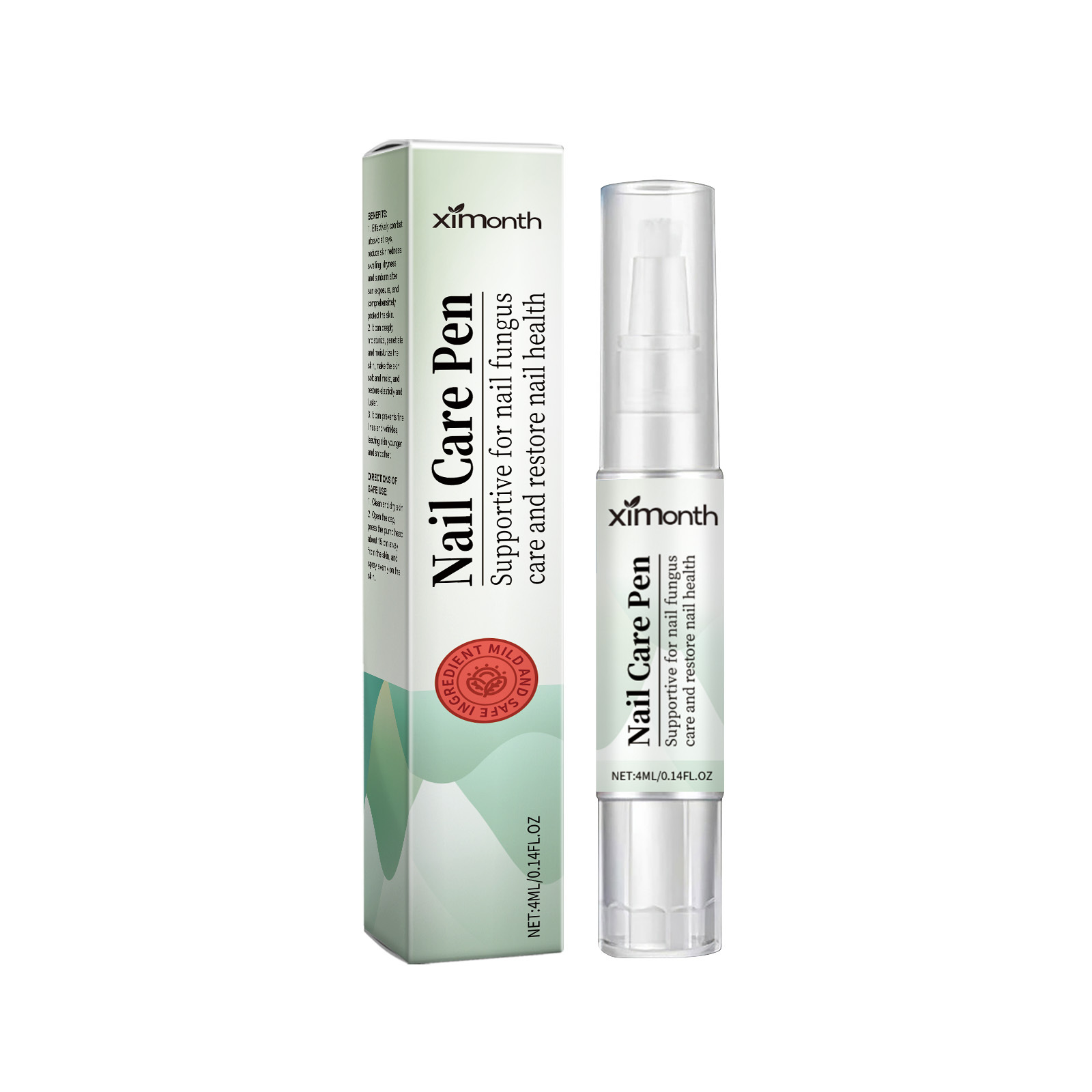 【Limited-time offer】 XIMONTH onychomycosis nail care pen hand and foot onychomycosis nail nutrition repair bright nail thick toe care pen.