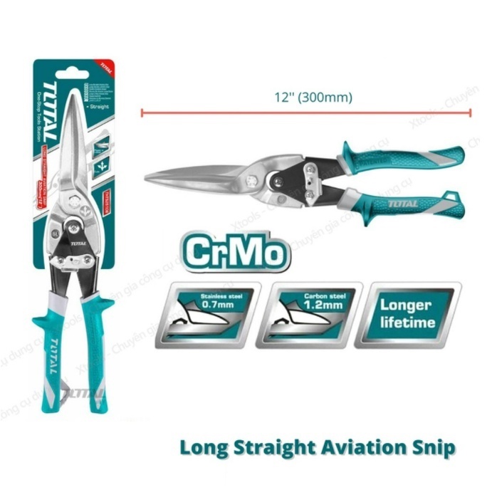 Total Tools THT525106 Long Straight Aviation Snip 12”(300mm) Lazada PH