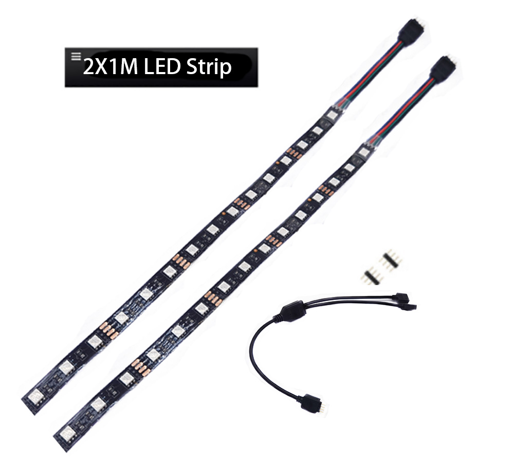 12v Rgb Led Strip Pc Computer Case 4pin Headers Led Strip Mainboard ...