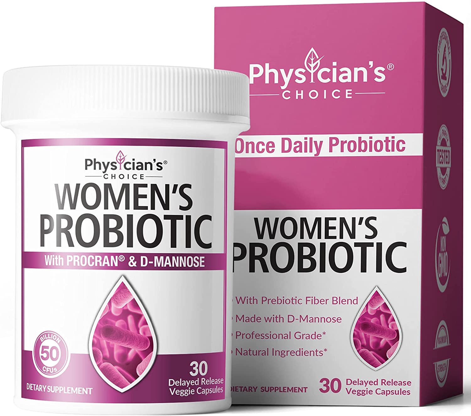 Prebiotics Probiotics For Women Science Backed ProCran Organic 