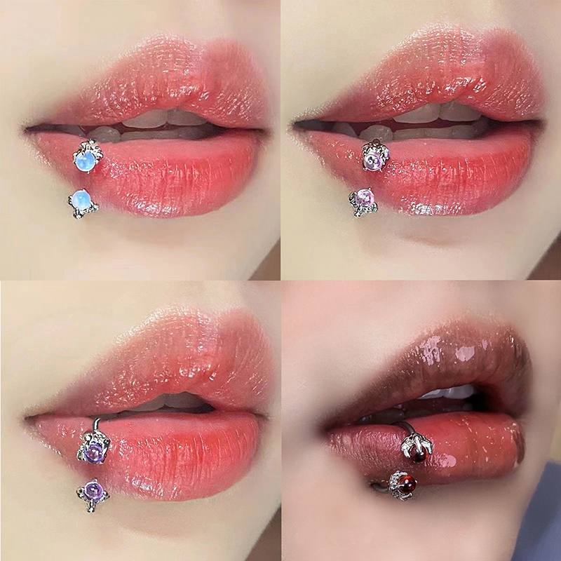 1PC%20Lip%20Piercing%20Lip%20Ring%20Dragon's%20Claw%20Stone%20Titanium%20Steel%20C%20Shape%20Helix%20Earring%20Septum%20Piercing%20Labial%20Ring%20Body%20Jewelry%20XINYAN%20-%20Image%202