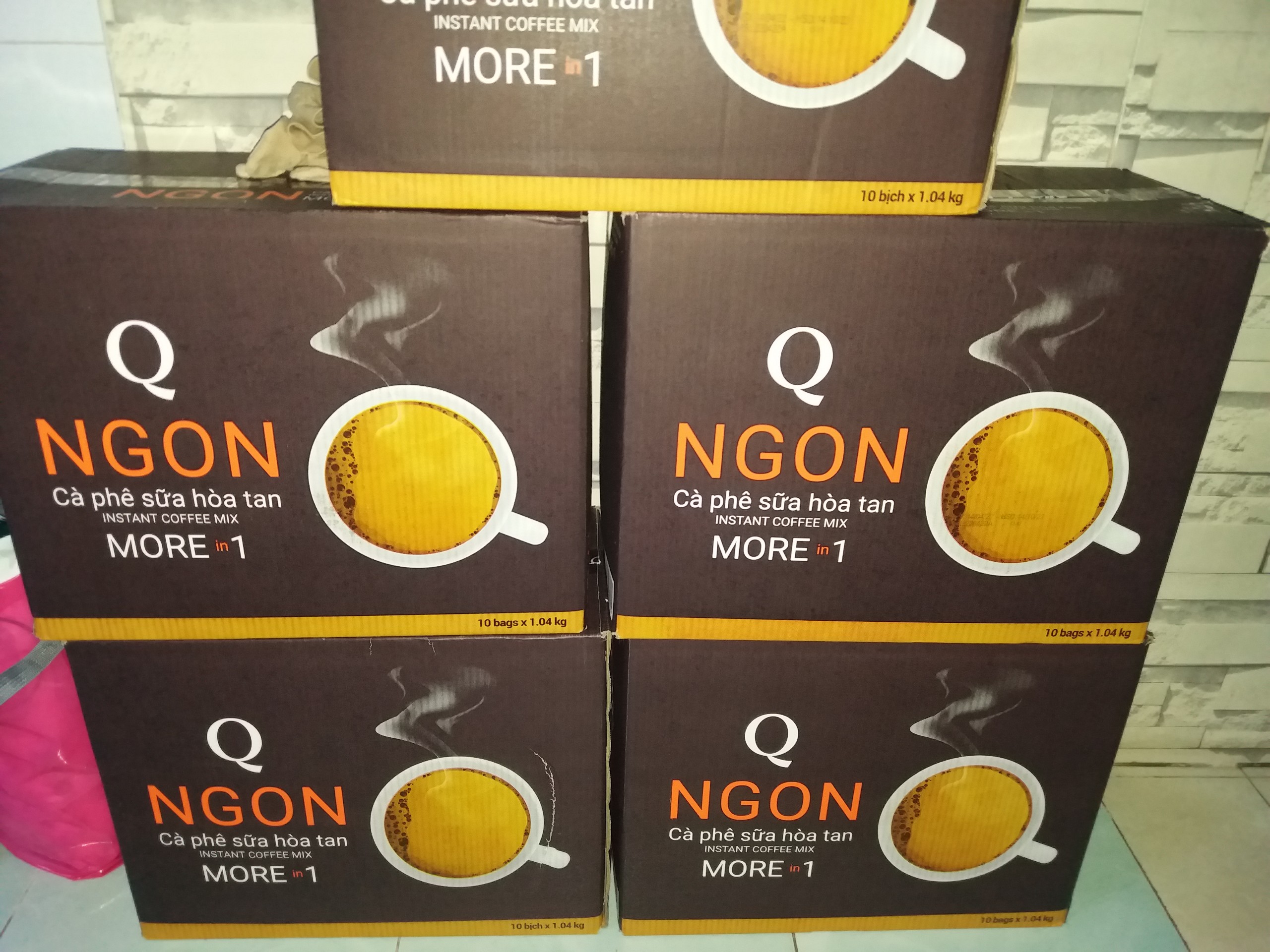 Bịch cà phê Ngon Trần Quang 52 gói