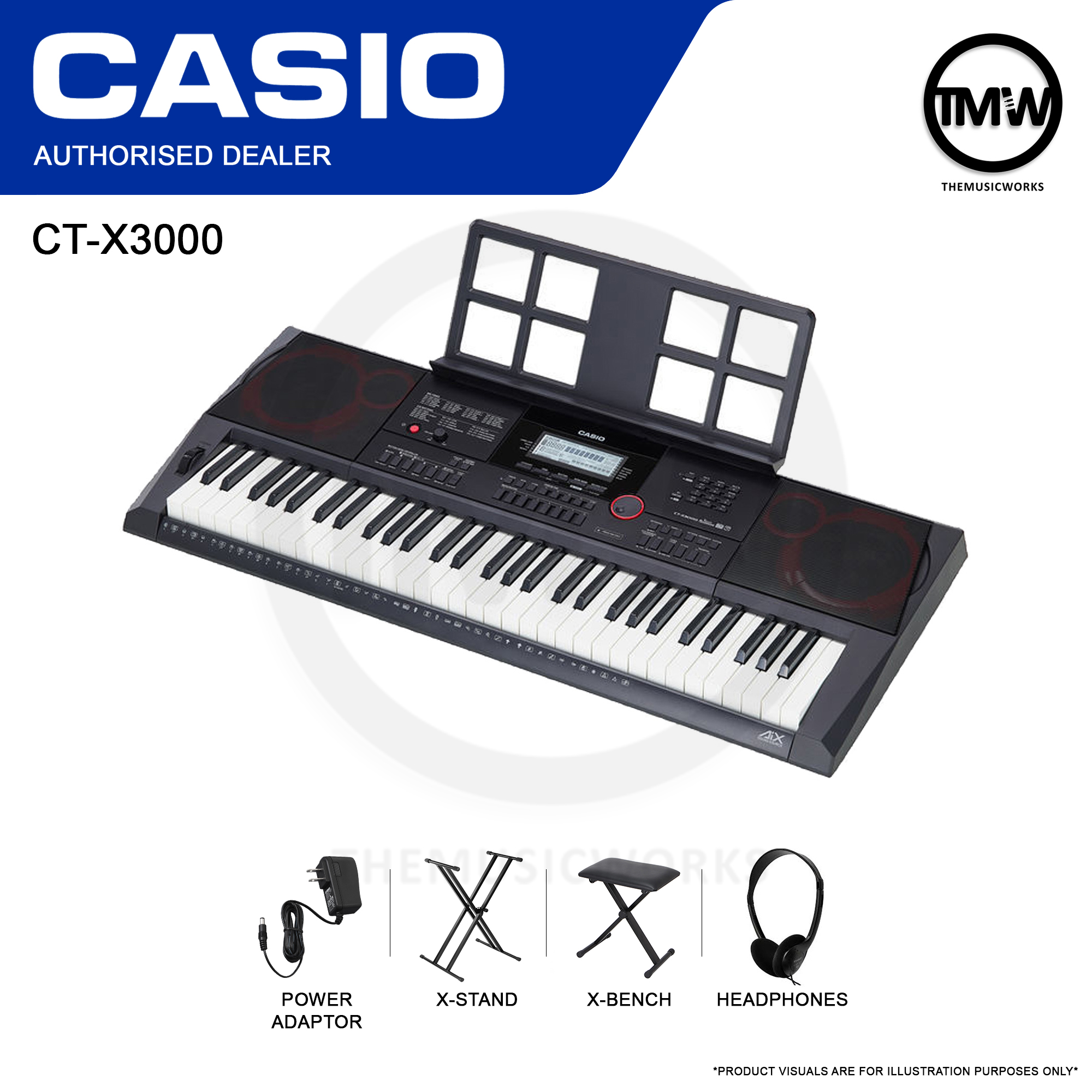 piano casio 3000