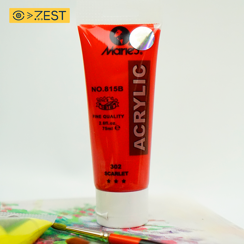 [Zest Corner] Màu acrylic dạng tuýp 75ml - Màu acrylic MARIE's