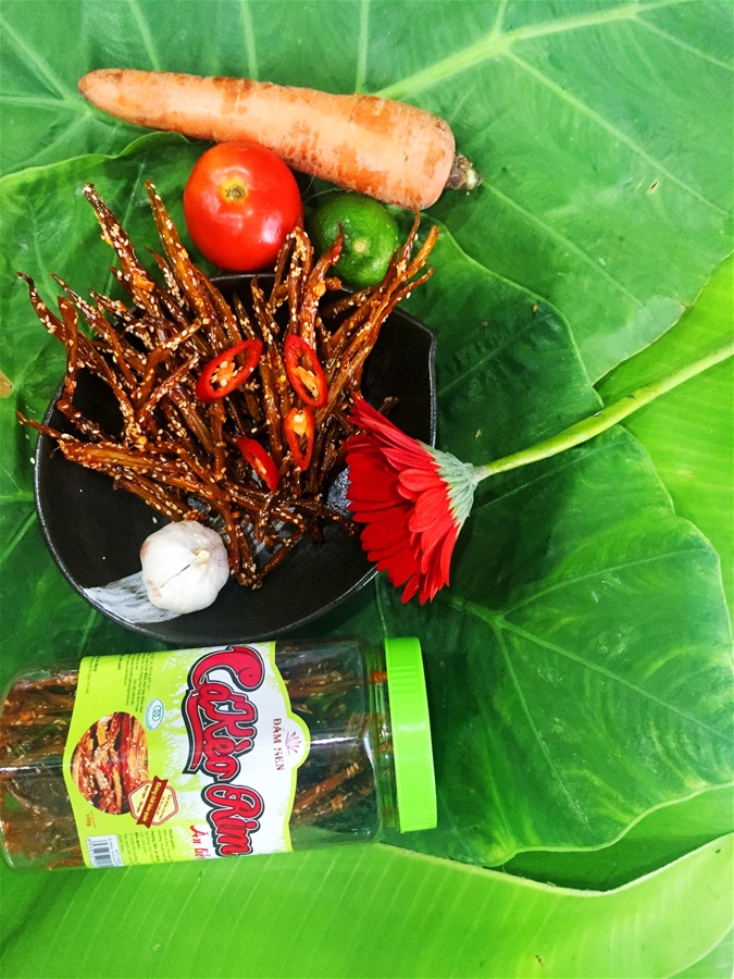 CÁ KÈO RIM ĂN LIỀN ĐẦM SEN - 150gr