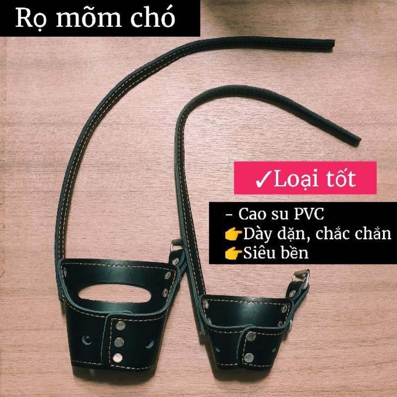 Rọ Mõm Chó Bằng Da Cao Cấp - Nhiều Size - [Nông Trại Thú Cưng]