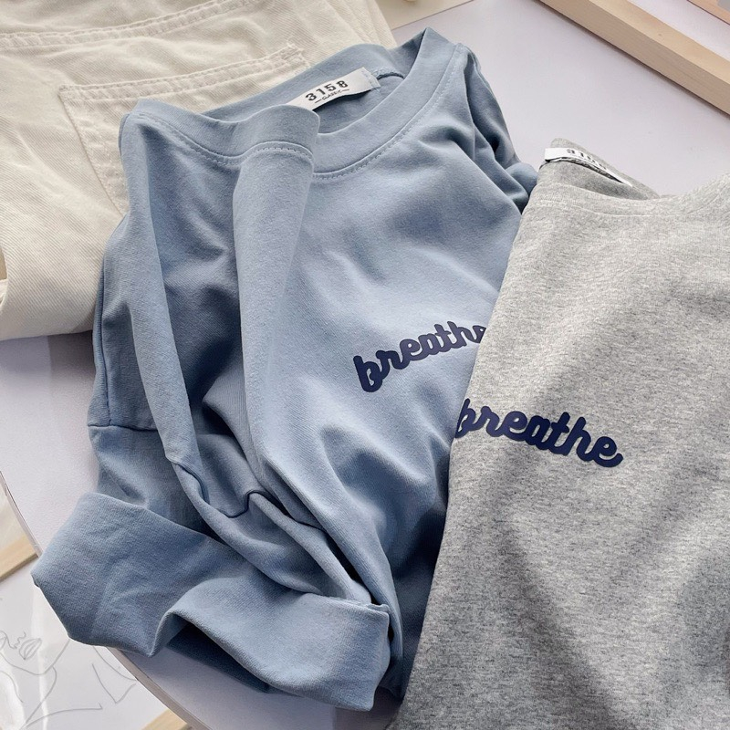 Áo thun 3158 form rộng mẫu breathe thoáng mát, dễ phối đồ