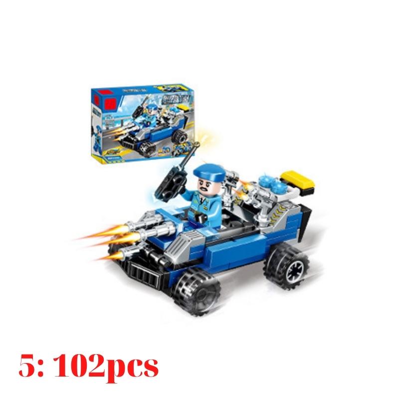 Đồ chơi lắp ráp lego xe cảnh sát Swat BIMINA