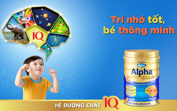 Sữa Dielac Alpha Gold IQ số 2 --- 900g (Date: 01/2024)