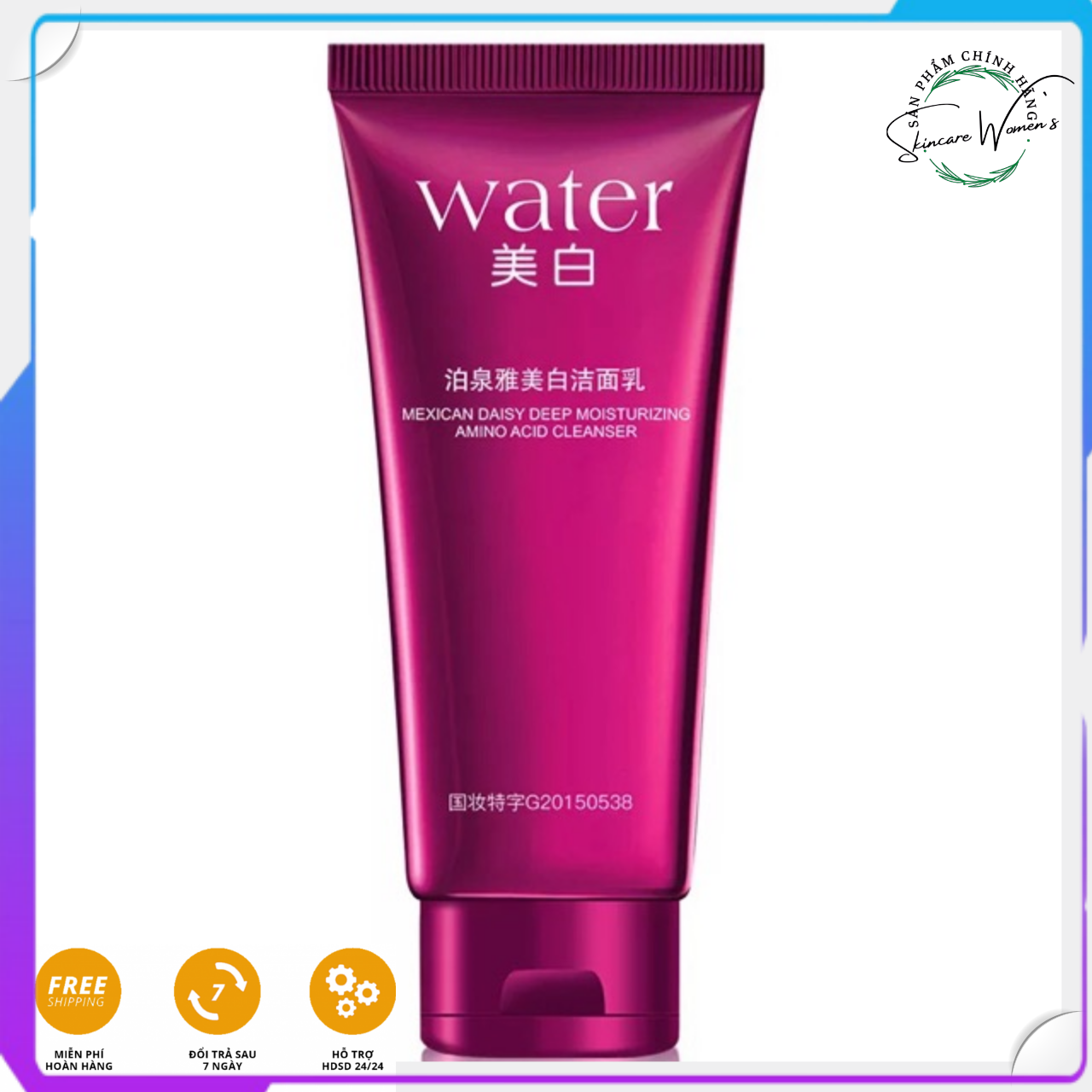 Sữa rửa mặt kiềm dầu - sáng da - BIOAQUA