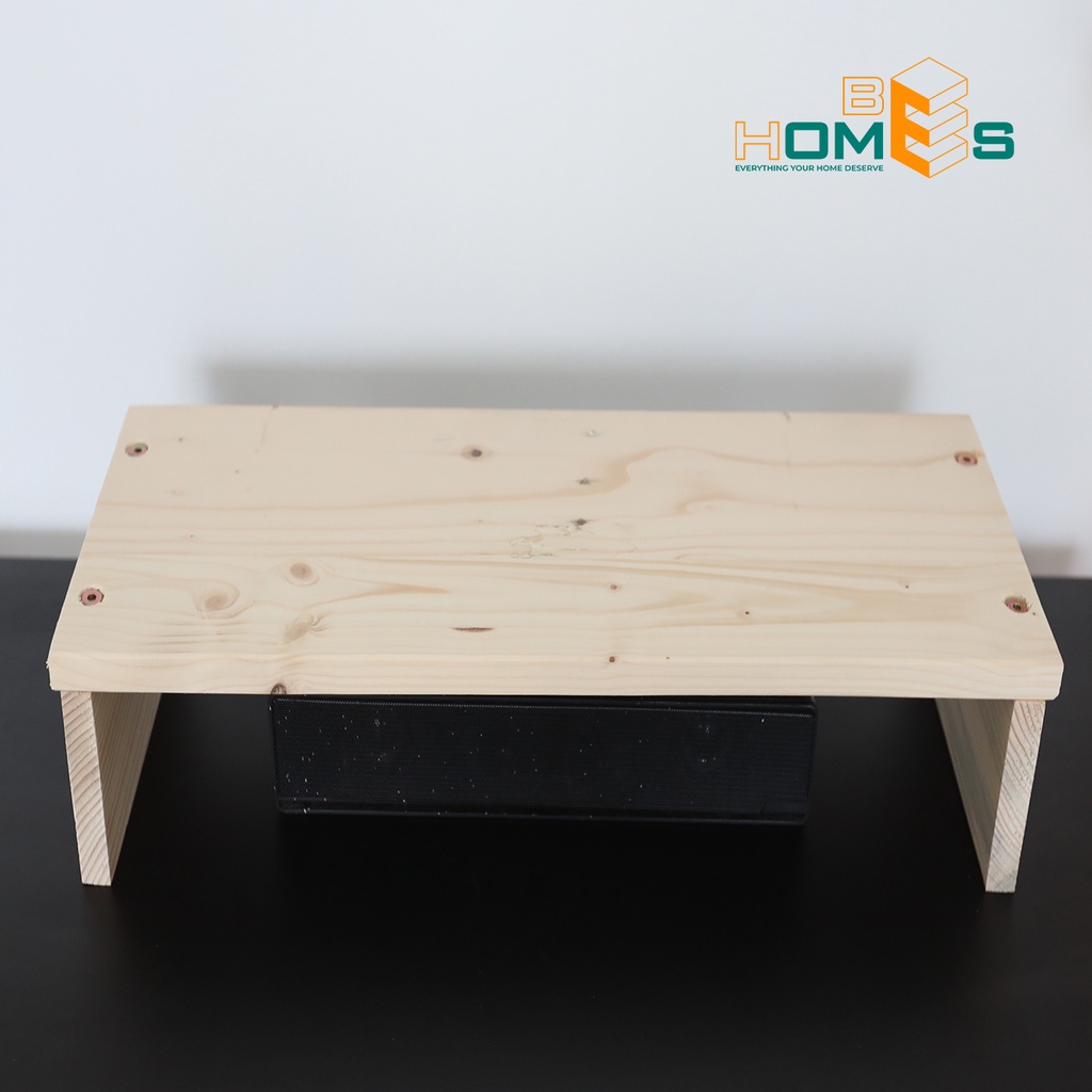 Kệ để bàn máy tính gỗ thông Behomes