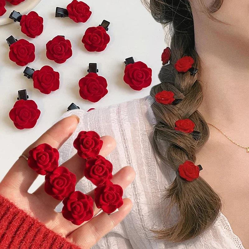Wenefang%20Fashion%202/20pcs%20Small%20Red%20Velvet%20Rose%20Hair%20Clips%20For%20Women%20Korean%20Flower%20Hairpins%20Girls%20Elegant%20Hair%20Clip%20Pin%20Barrettes%20Hair%20Accessories%20-%20Image%209