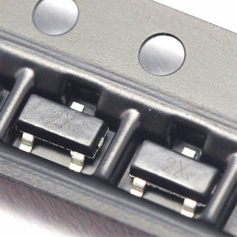 50pcs mmbt4401 2x 0.6a/40v npn sot-23 smd transistor