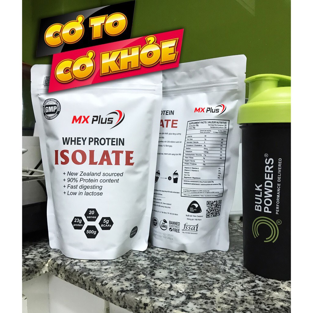 [HCM]WHEY ISOLATE PROTEIN MX Plus - Tăng Cơ Vô Địch - Sữa Tăng Cơ