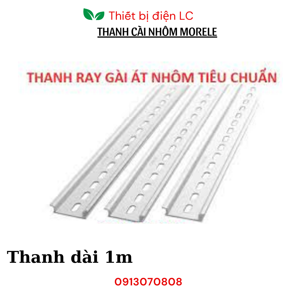 THANH CÀI NHÔM MORELE~50CM~1CM
