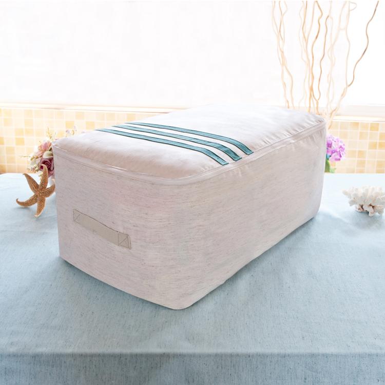 Cotton Chăn Túi Cất Đồ Độ Ẩm Lưu Trữ Túi Đóng Gói Hộp Quần Áo Cỡ Lớn Phù Hợp Với Quần Áo Của Túi Thu Đồ Con Túi Thu Đồ