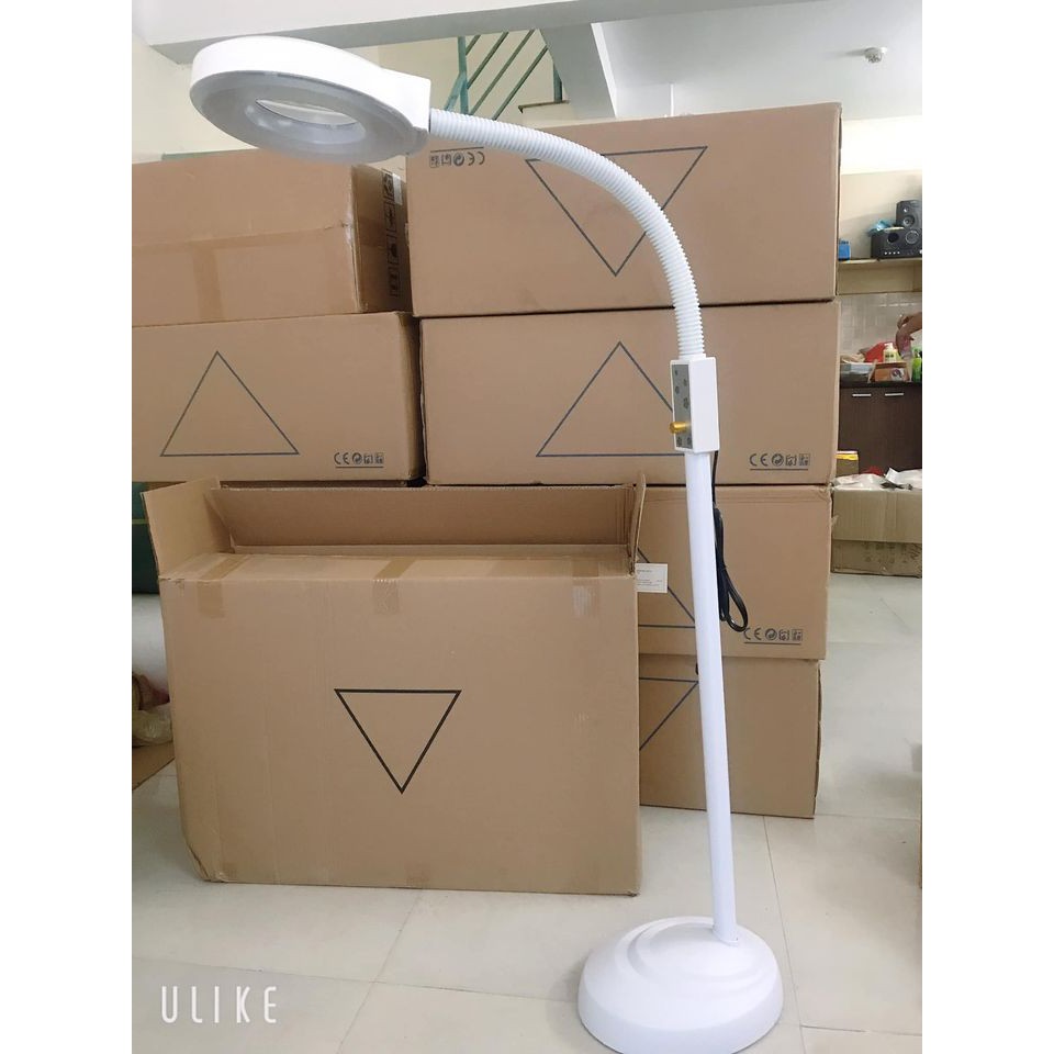 Đèn led spa nối mi nặn mụn siêu sáng
