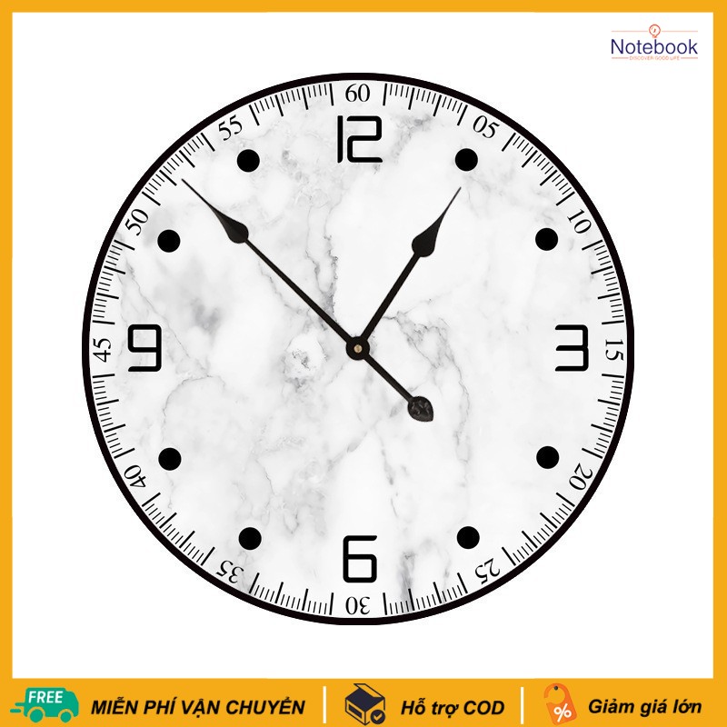 40cm đồng hồ treo tường gấu trúc đáng yêu sáng tạo đồng hồ treo tường đồng hồ hoạt hình đơn giản phòng trẻ em bắc âu