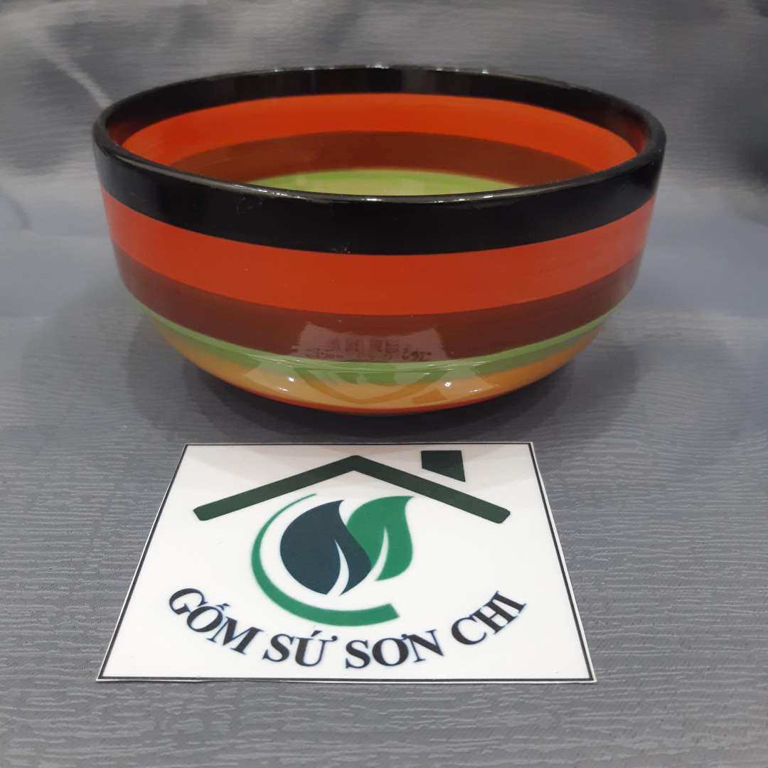 Tô gốm sứ cầu vòng ăn cơm, canh, soup (có 3 size)