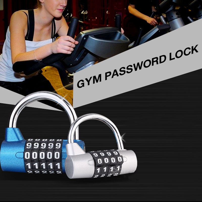 position horizontal large character gym lock, locker cabinet, cabinet password lock, padlock, combination lock