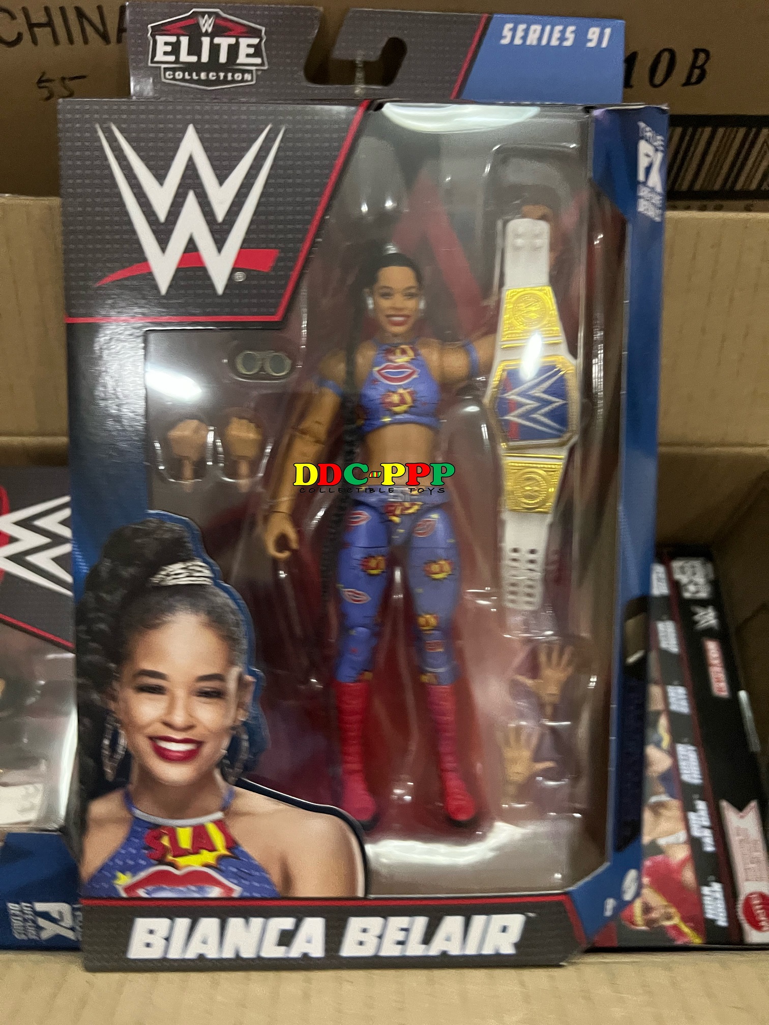 Bianca Belair Wwe Elite Collection Series 91 Action Figure Mattel 