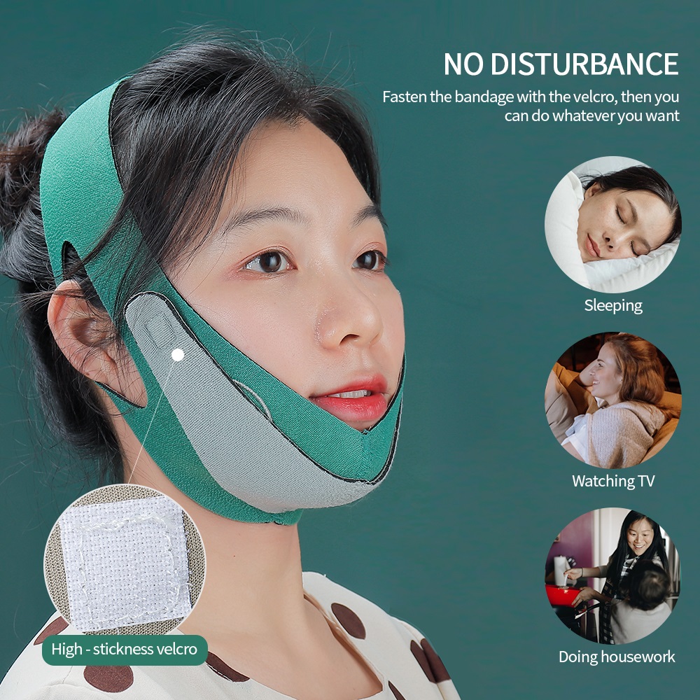 LIARTY Nâng cơ mặt V Lifting thực tế Làm săn chắc cằm Sắc nét Dụng cụ tạo hình khuôn mặt gia dụng cho khuôn mặt