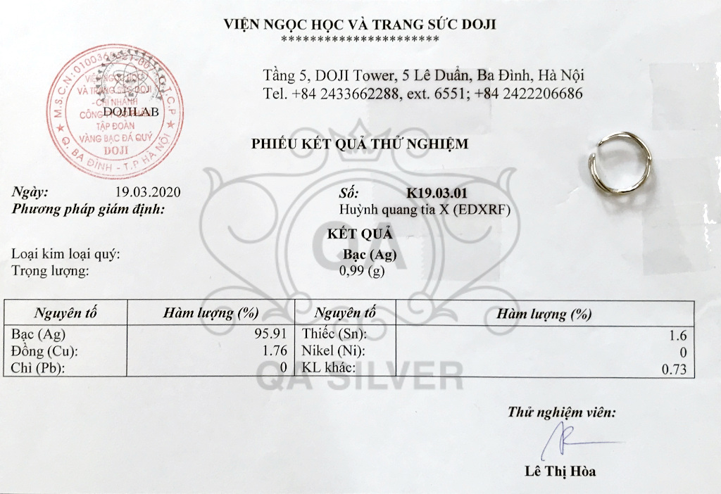 Nhẫn bạc 925 tầng đan chéo nữ form nhỏ ngón út S925 LAYER QA SILVER Ring RI210202