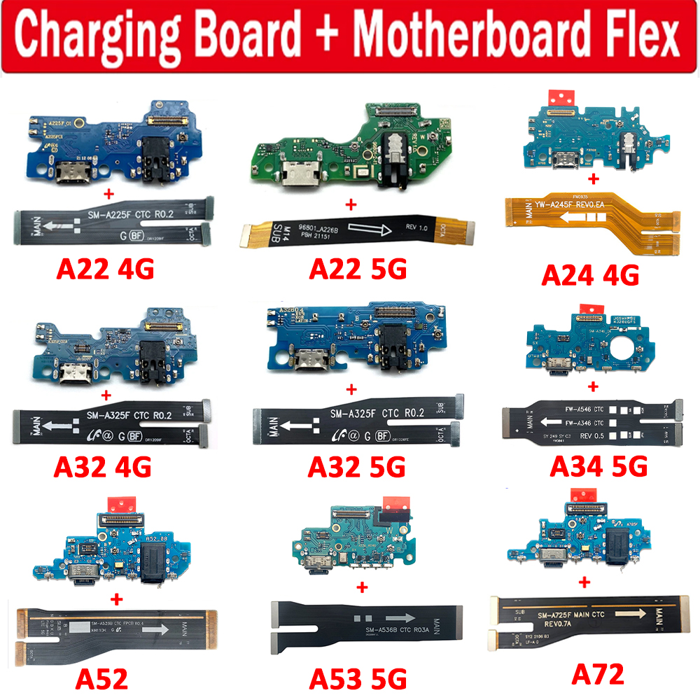 %E3%80%90EcoDealsq%E3%80%91NEW%20Tested%20USB%20Charging%20Port%20Board%20Connector%20Parts%20+%20Main%20Motherboard%20Flex%20Cable%20For%20Samsung%20A22%20A24%20A32%204G%20A33%20A34%20A53%20A54%205G%20-%20Image%203
