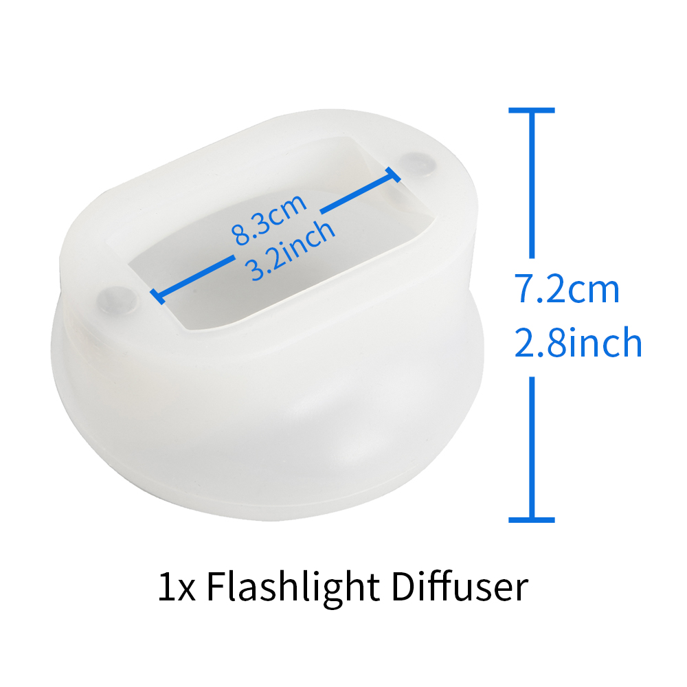 Selens Bộ Khuếch Tán Đèn Flash Bộ Khuếch Tán Hình Cầu Silicon Từ Tính Với Đế Bộ Điều Chỉnh Ánh Sáng Mô-đun Và Bộ Gel Lọc Để Chụp Ảnh Studio Đèn Flash Chụp Ảnh