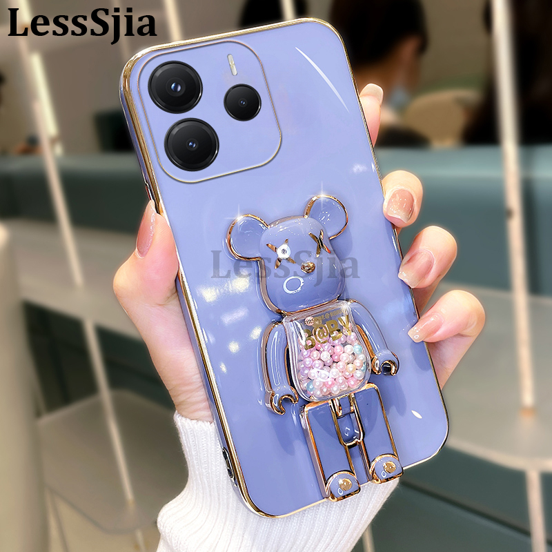 Phone%20cover%20Redmi%20Note%2014%204G%20Back%20case%20Soft%20Electroplated%20Quicksand%20Hourglass%20Pellet%20KWAS%20Bear%20silicone%20shockproof%20Protector%20Smooth%20For%20Redmi%20Note%2014%20Pro+%20Phone%20cases%20-%20Image%203