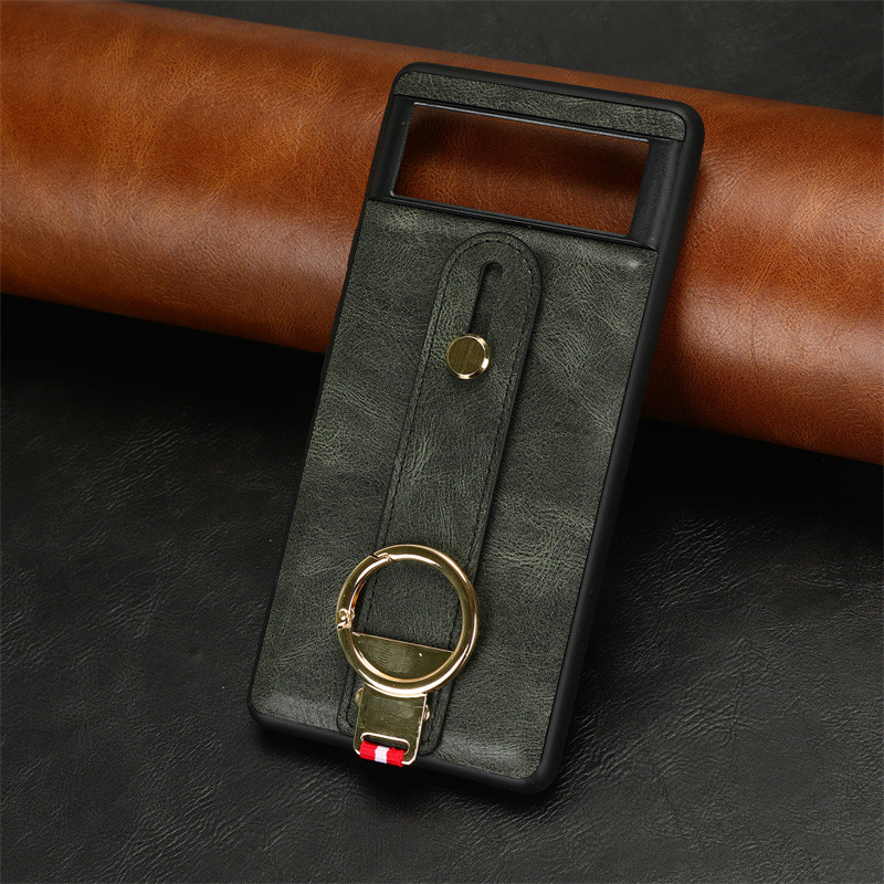 Google%20Pixel%206%20Phone%20Case,Wristband%20Strap%20Kickstand,handstrap%20Grip%20Loop%20Strap%20Leather%20Case%20for%20Google%20Pixel%206%20-%20Image%202