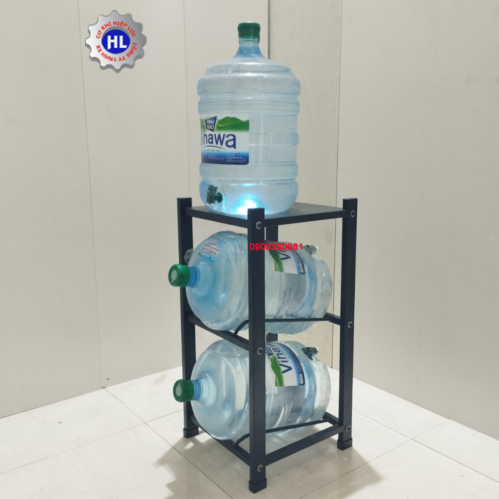 bình nước lọc 20 lit .lắp ráp 3 tầng có mâm (NEW)