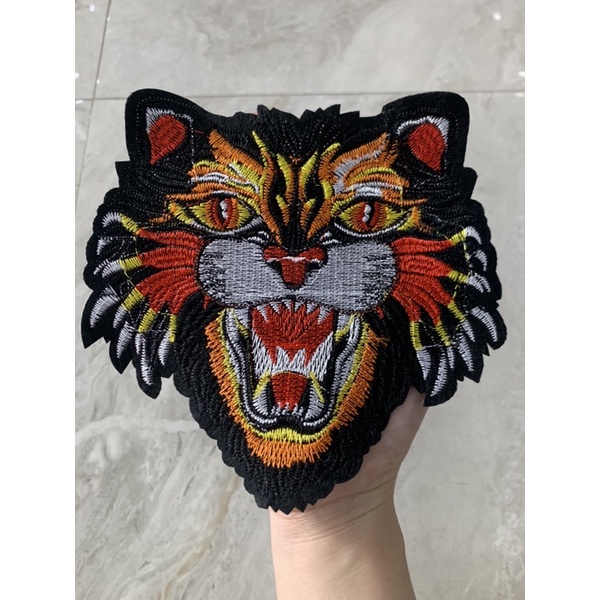 Miếng Sticker Thêu Ủi hình sói
